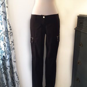 Michael Kors black cargo pants size 4